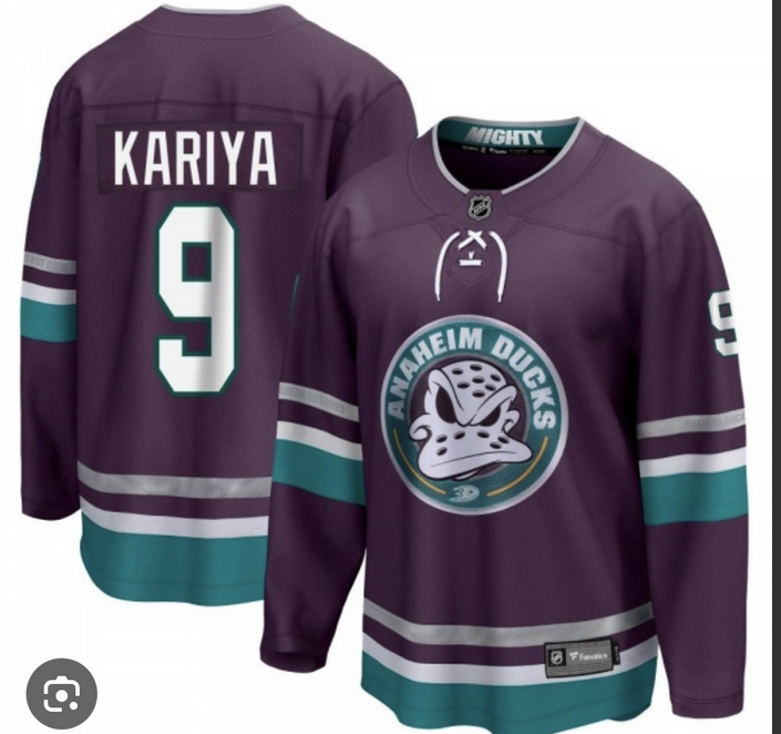 Men #9 Kariya NHL 2026 jersey